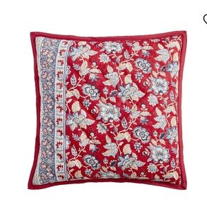 1 Pottery Barn Scarlett Handcrafted Reversible Euro Sham New